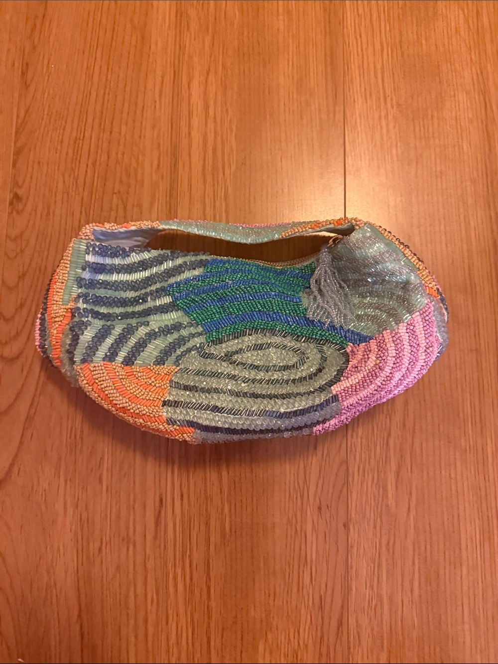 Beaded Multicolor Women’s Clutch Bag